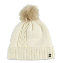 Φόρτωση εικόνας στο εργαλείο προβολής Συλλογής, Spyder Γυναικείος Σκούφος Plait Pom Vanilla Latte